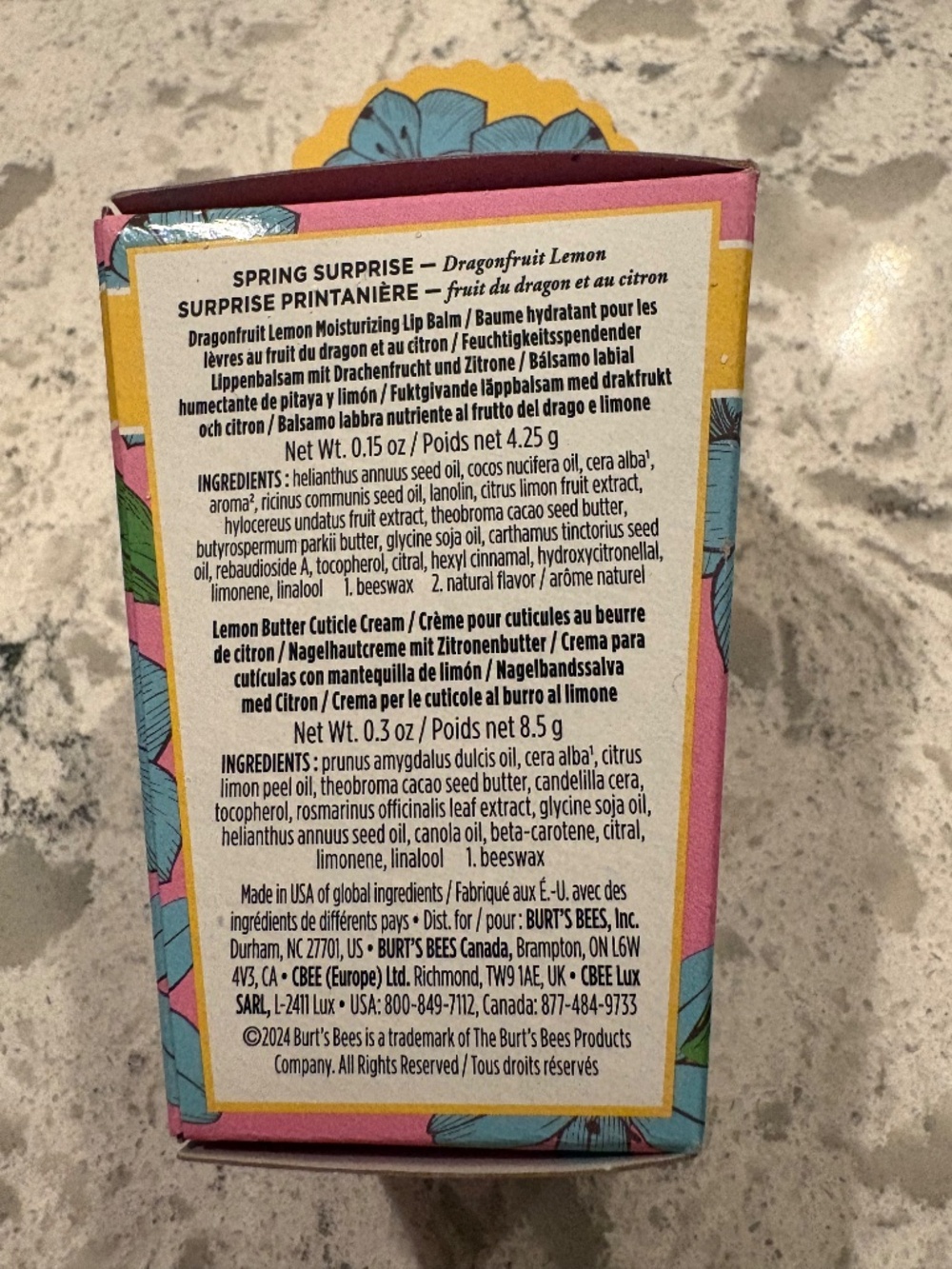 NEW Burt’s Bees Spring Gift Set - Picture 2 of 4